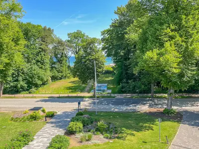 Meerblick vom Wohnzimmerfenster