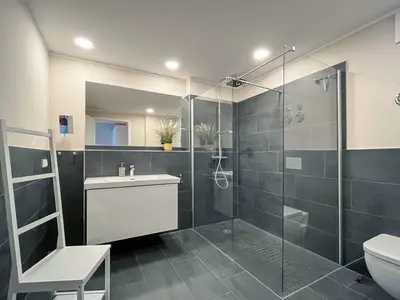 bodengleiche Dusche im Bad