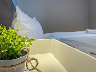 dekoratives Detail im Schlafzimmer