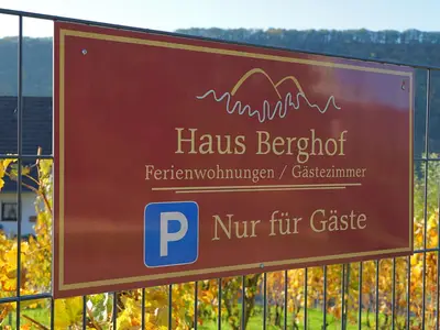Parkplatz Haus Berghof