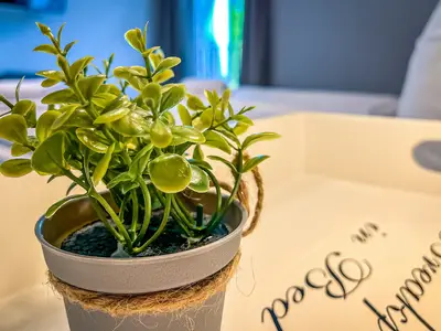 dekoratives Detail im Schlafzimmer