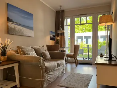 Blick zum Wohnbereich