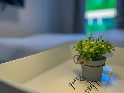 dekoratives Detail im Schlafzimmer