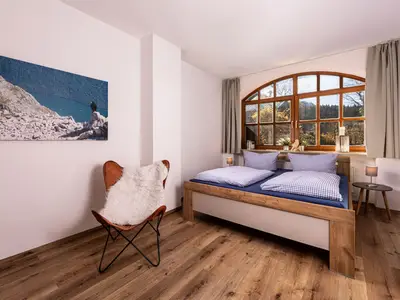 Schlafzimmer mit Doppelbett Fewo Schwaiger