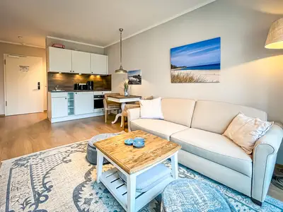 Schlafcouch im Wohnzimmer