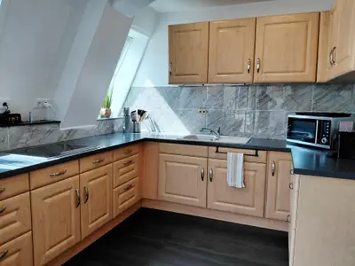 voll ausgestattete Küche