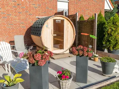 Winter Garten Fass-Sauna