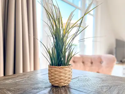 Dekoratives Detail im Essbereich