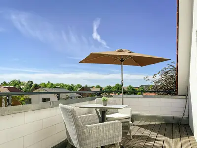 Blick auf den Balkon