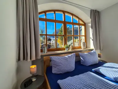 Schlafzimmer mit Doppelbett Fewo Schwaiger