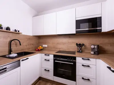 Voll ausgestattete Küche Fewo Schwaiger