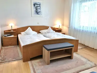 Gästehaus Braun, Ferienwohnung 1, Schlafzimmer