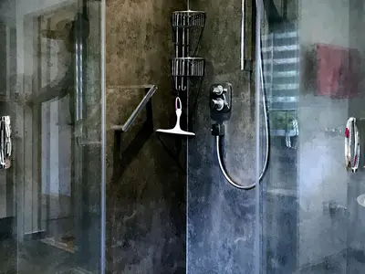 Gästehaus Braun, Ferienwohnung 1, Duschbad