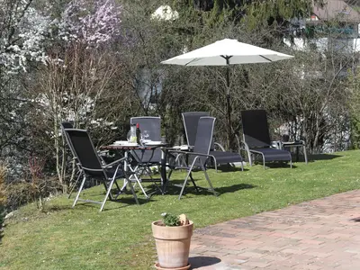 Ferienwohnung Gorxheimertal, Terrasse