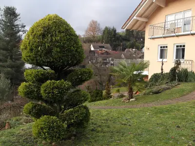 Ferienwohnung Gorxheimertal, Gartenblick
