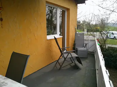 Ferienwohnung Antjes Odenwaldzauber, Balkon2
