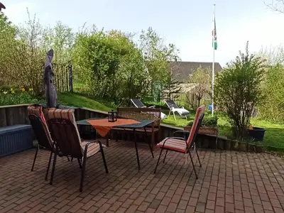 Ferienwohnung Brombachtal, Terrasse