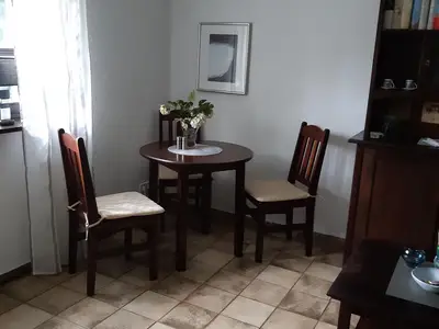 Ferienwohnung Bibert-Essbereich