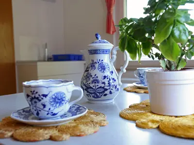 5_4Küche Detail Kaffeegeschirr