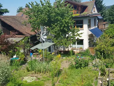 Ferienwohnung Wendel, Gartenansicht
