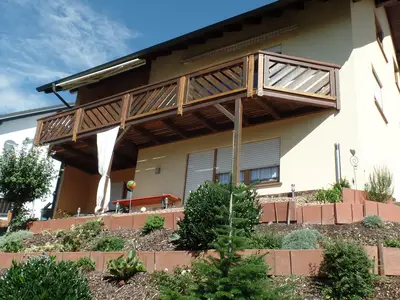 Fewo Fleckenstein-Hausansicht Gartenseite