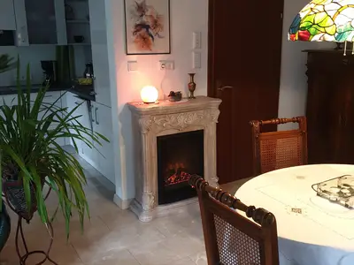 Ferienwohnung Wendel, Kamin