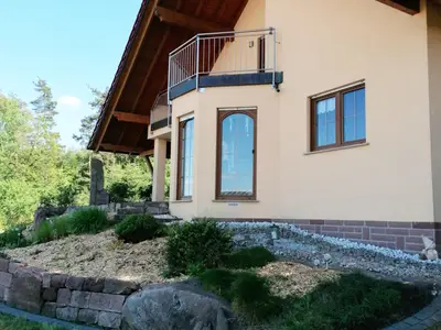 Farrenkopf-Hausansicht von rechts