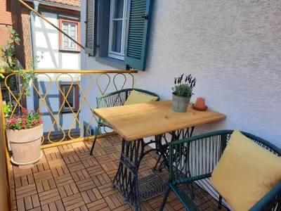 Heimschneiderei-Balkon