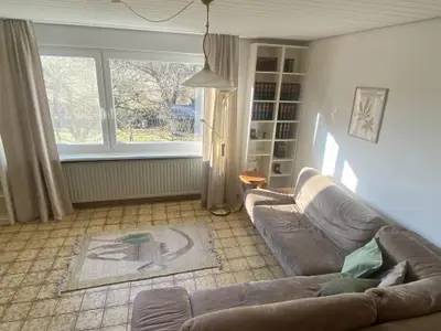 Ferienwohnung Blick ins Grüne, Wohnzimmer Sofa