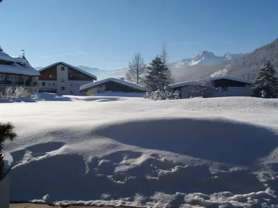 Landhaus Ines Seefeld Aussicht Winter 2