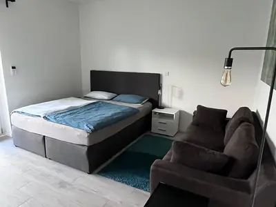 Forststrasse Apartment -Wohn/Schlafbereich