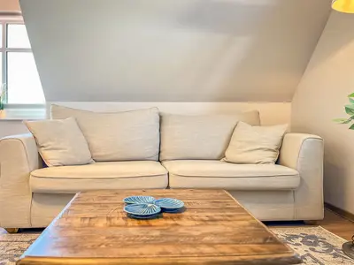 Schlafcouch im Wohnbereich