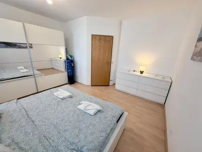 Ferienwohnung Deichblick Zingst Schlafzimmer