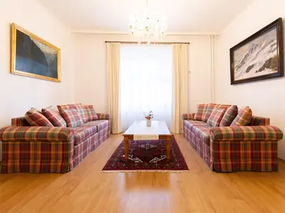Wohnzimmer Appartement Hochparterre