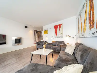 Wohnzimmer mit Ethanol Wandkamin