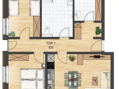 Ferienwohnung für 4 Personen (70 m²) 4/10