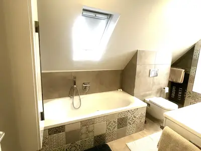 Badewanne im Haus Gartenblick in Rheine