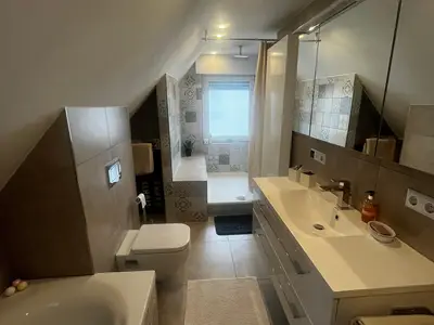 Badezimmer im Haus Gartenblick in Rheine