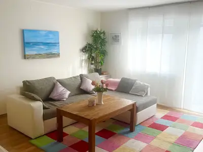 Wohnzimmer im Haus Gartenblick in Rheine