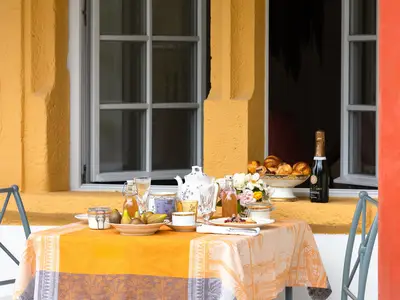 Frühstück auf der Terrasse