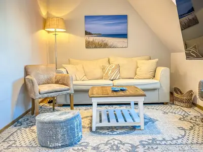 Wohnzimmer mit Schlafcouch