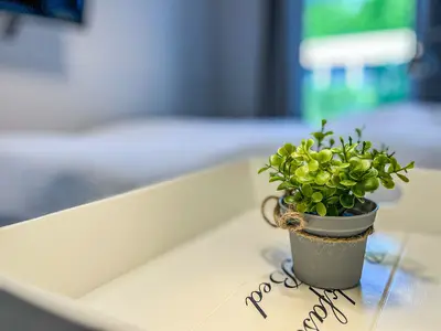 dekoratives Detail im Schlafzimmer