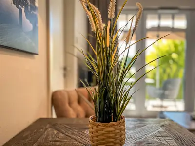 Dekoratives Detail im Essbereich