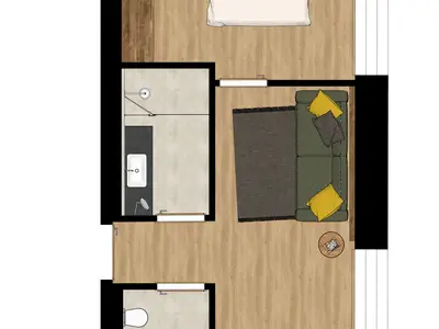 Ferienwohnung im EG mit kleiner Terrasse