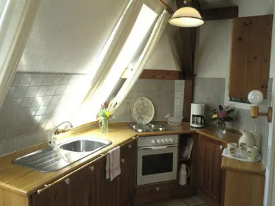 Op de Spieker Küche, Herd mit Ceranfeld