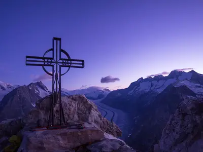 Gipfelkreuz Eggishorn