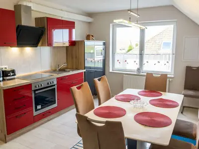 Küche und Essbereich