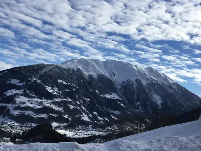 Aussicht Haus Loretz Winter