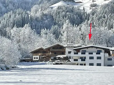 Außenseite Ferienhaus [Winter]