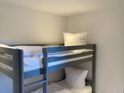 Schlafzimmer mit Etagenbetten
